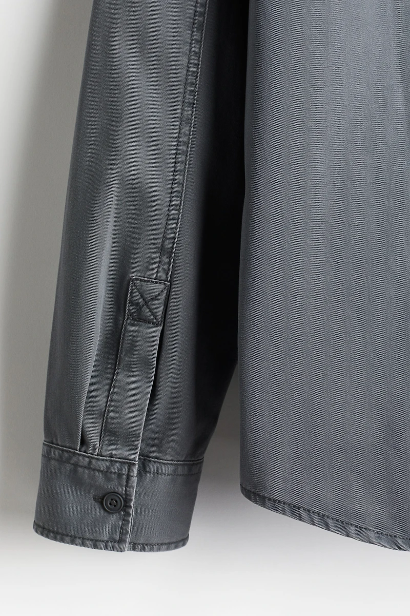 Regular-Fit Twill Overshirt