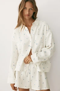 Pajama Shirt and Shorts