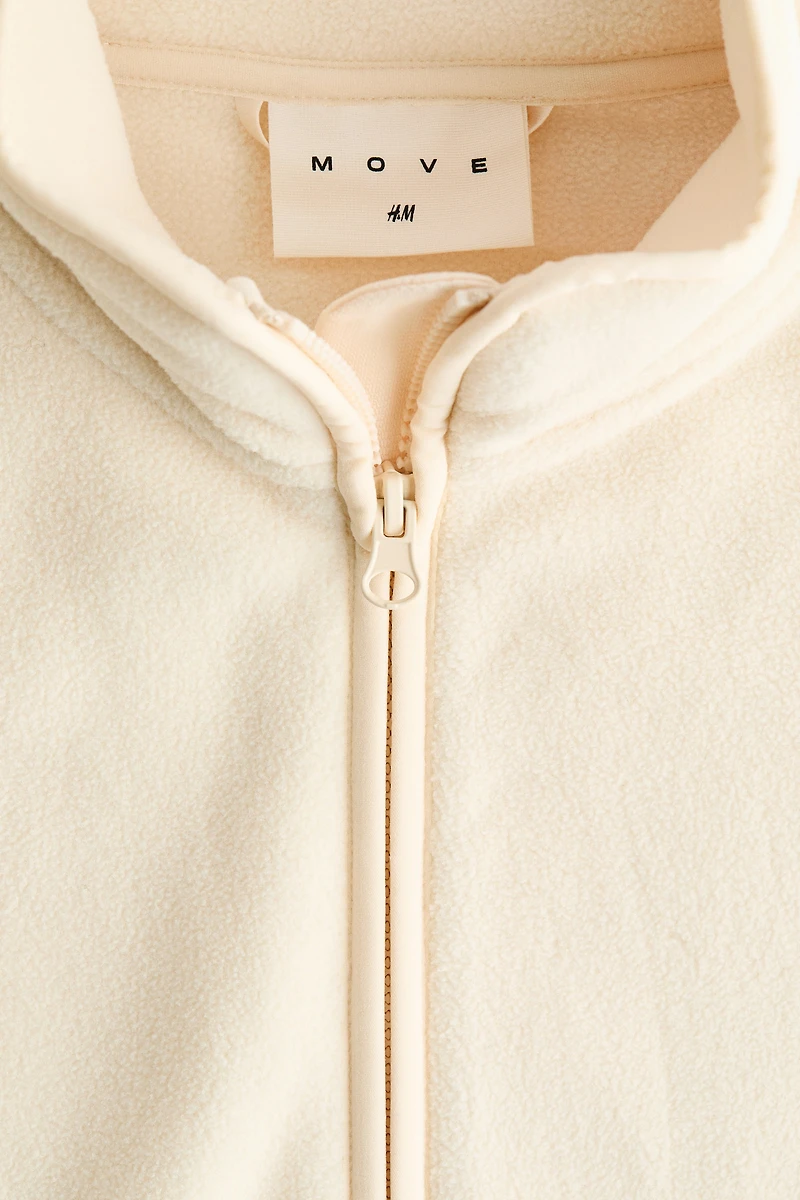 Regular-Fit Fleece Activewear Jacket