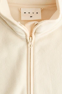 Regular-Fit Fleece Activewear Jacket