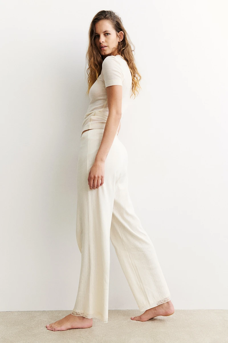 Pointelle Pajama Pants
