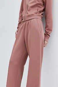 Crease-Front Pull-On Pants