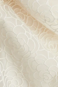 Embroidered Tie-Back Dress