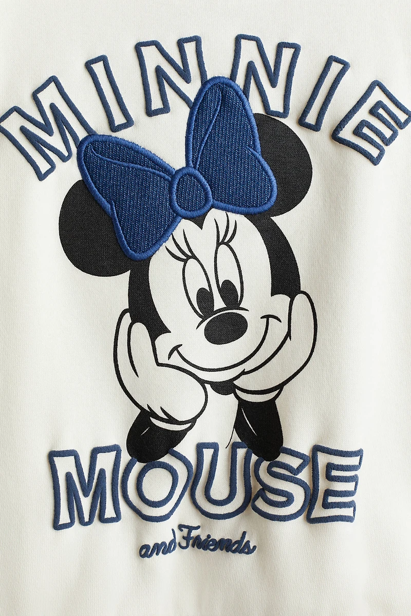 Chandail en molleton avec motif