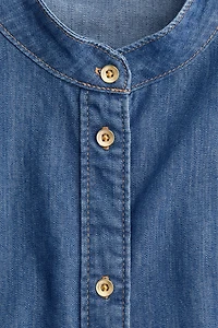 Chemise ample en denim