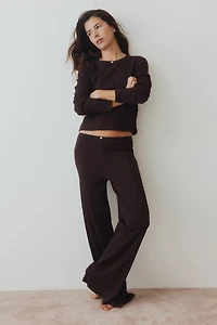 Pyjama en jersey côtelé