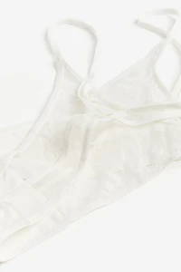 Lot de 2 culottes Thong en dentelle