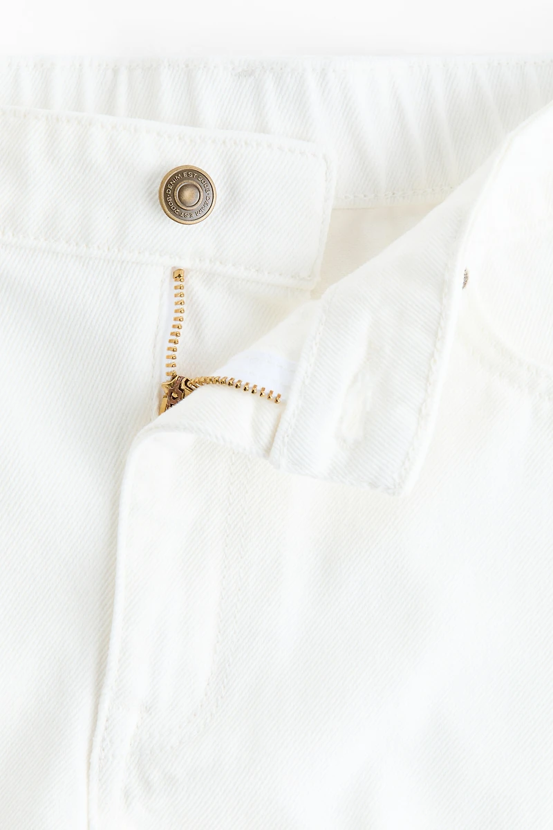 Frayed Denim Shorts
