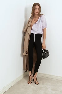 Blouse à plis nervurés