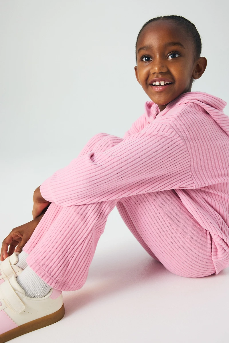 2-Piece Brushed Rib-Knit Set