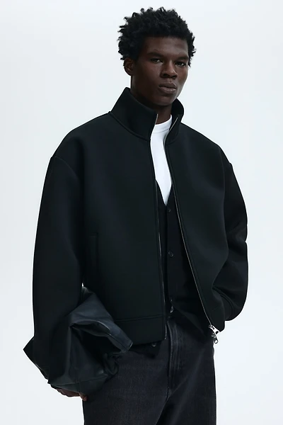 Loose-Fit Scuba Track Jacket