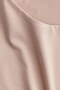 Cropped Microfiber Tank Top