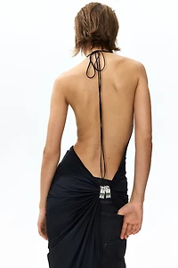 Extra-Long Halterneck Top