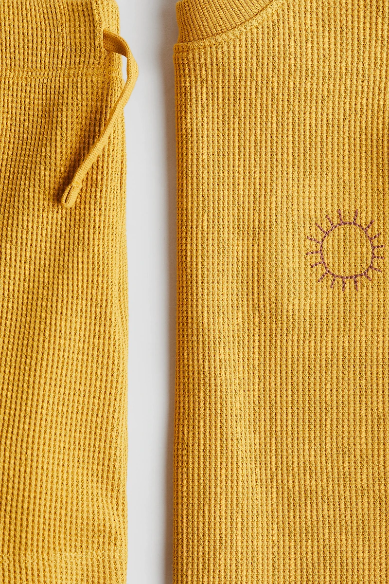 Ensemble 2 pièces en coton gaufré