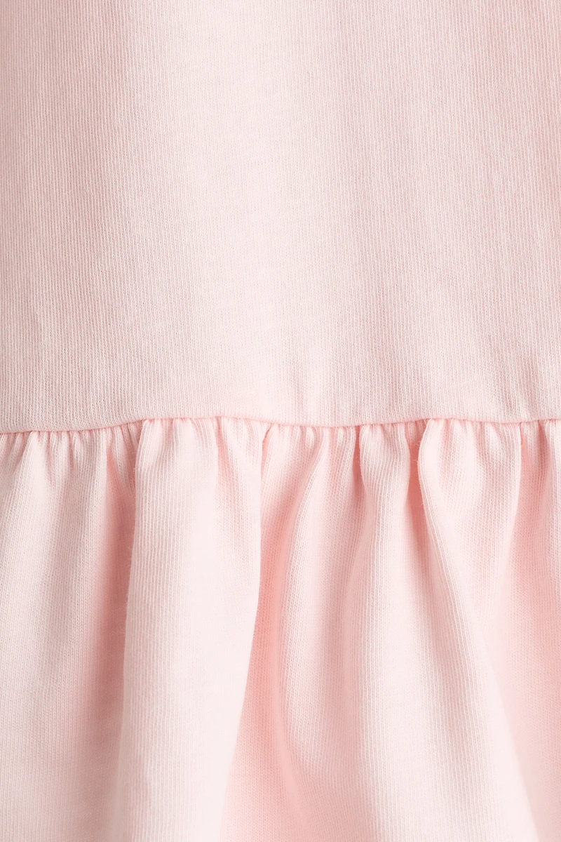 Haut péplum en coton