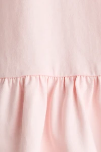 Haut péplum en coton