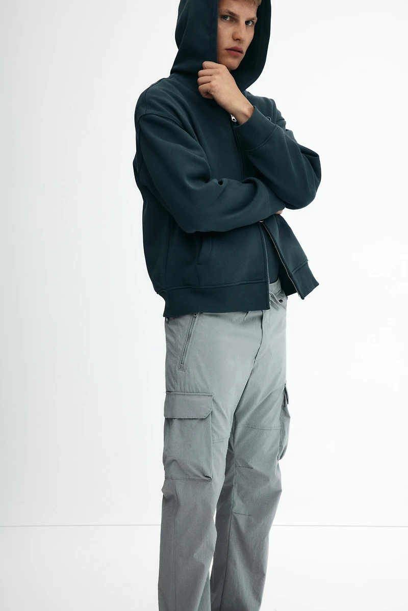 Pantalon cargo coupe classique en nylon