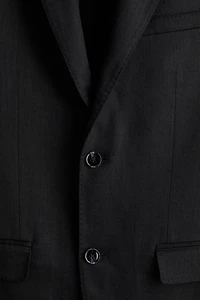 Regular-Fit Linen-Blend Jacket
