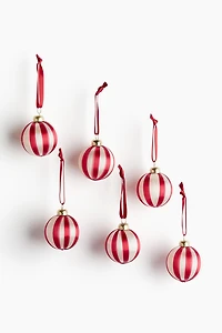 6-pack Small Christmas Ornaments