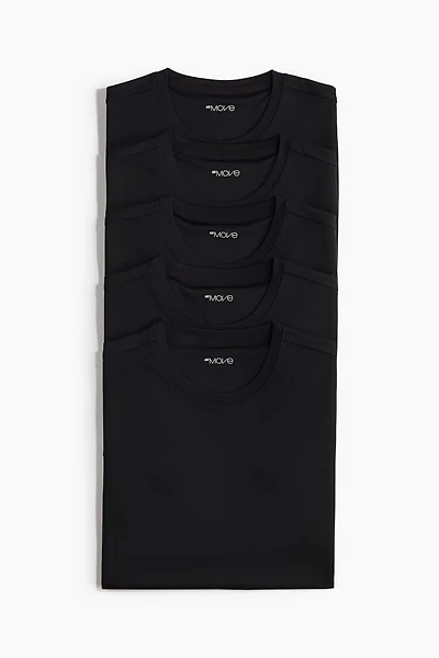 5-Pack Regular-Fit Sports Shirts with DryMove™