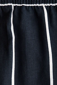Linen-Blend Shorts