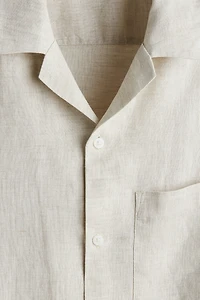 Regular-Fit Linen Resort Shirt