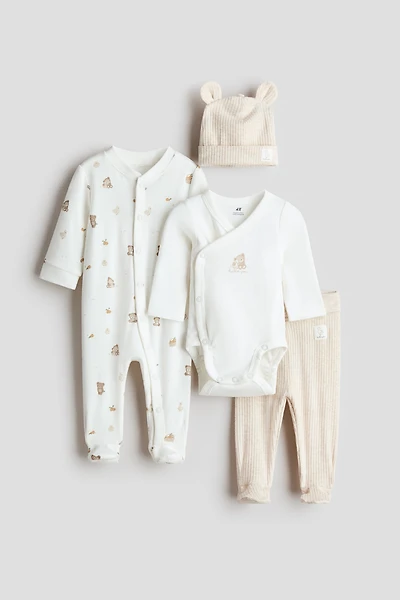 4-Piece Cotton Jersey Gift Set
