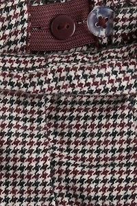 Pleated Cotton Twill Skirt