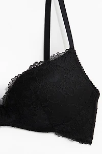 Soft-Cup Lace Push-Up Bra