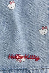 Printed Denim Dress