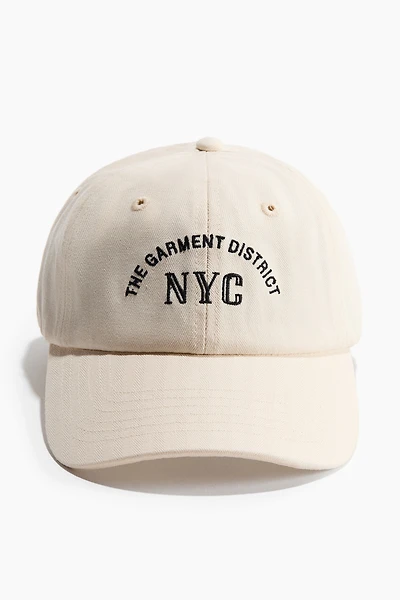 Casquette en sergé de coton