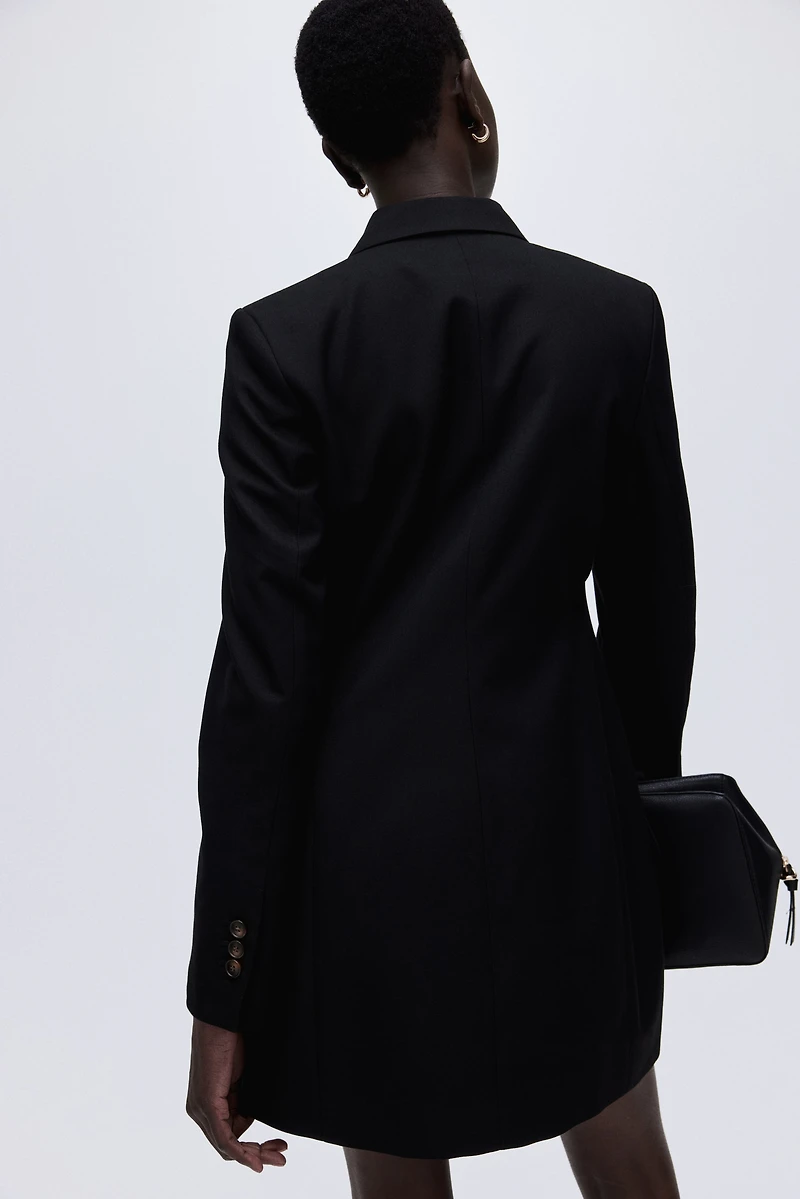 Robe veston en sergé