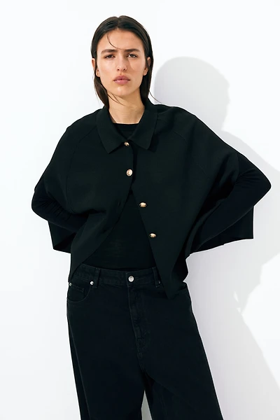 Cape en tricot