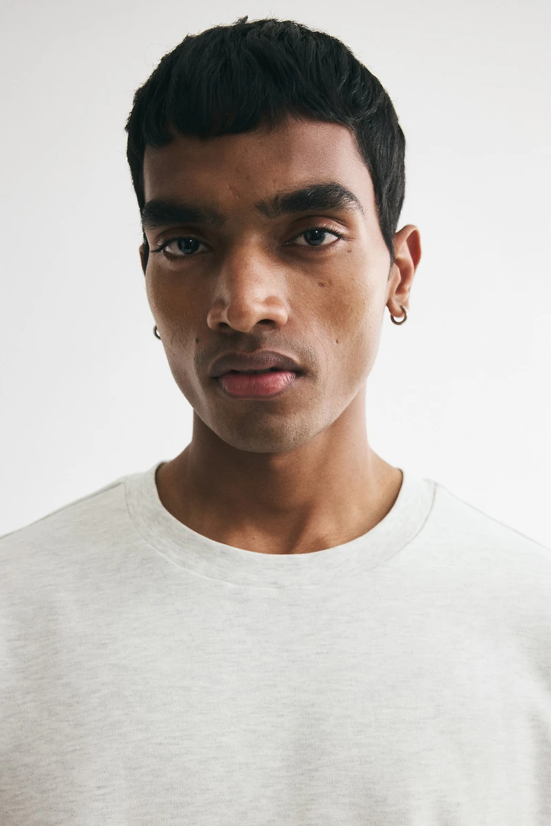 Loose-Fit Interlock T-Shirt