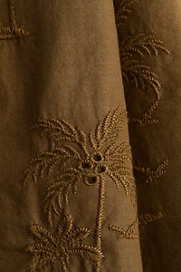Embroidered Strappy Dress