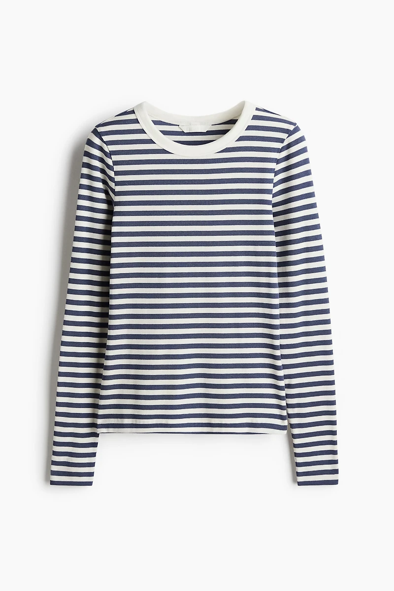 Ribbed Jersey Top