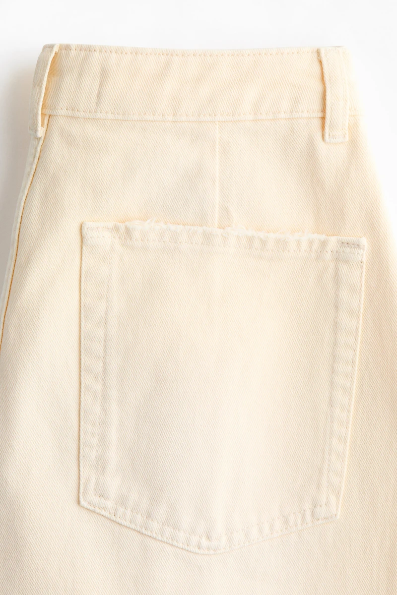 Jean taille classique jambes tonneau