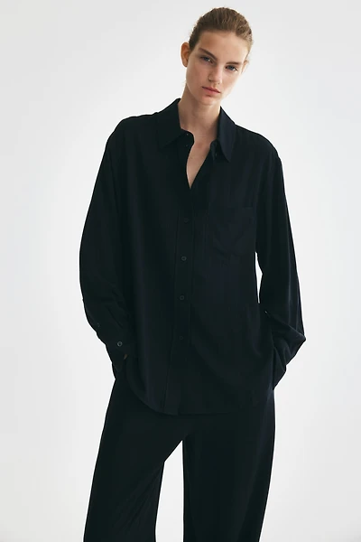 Chemise grande taille en viscose