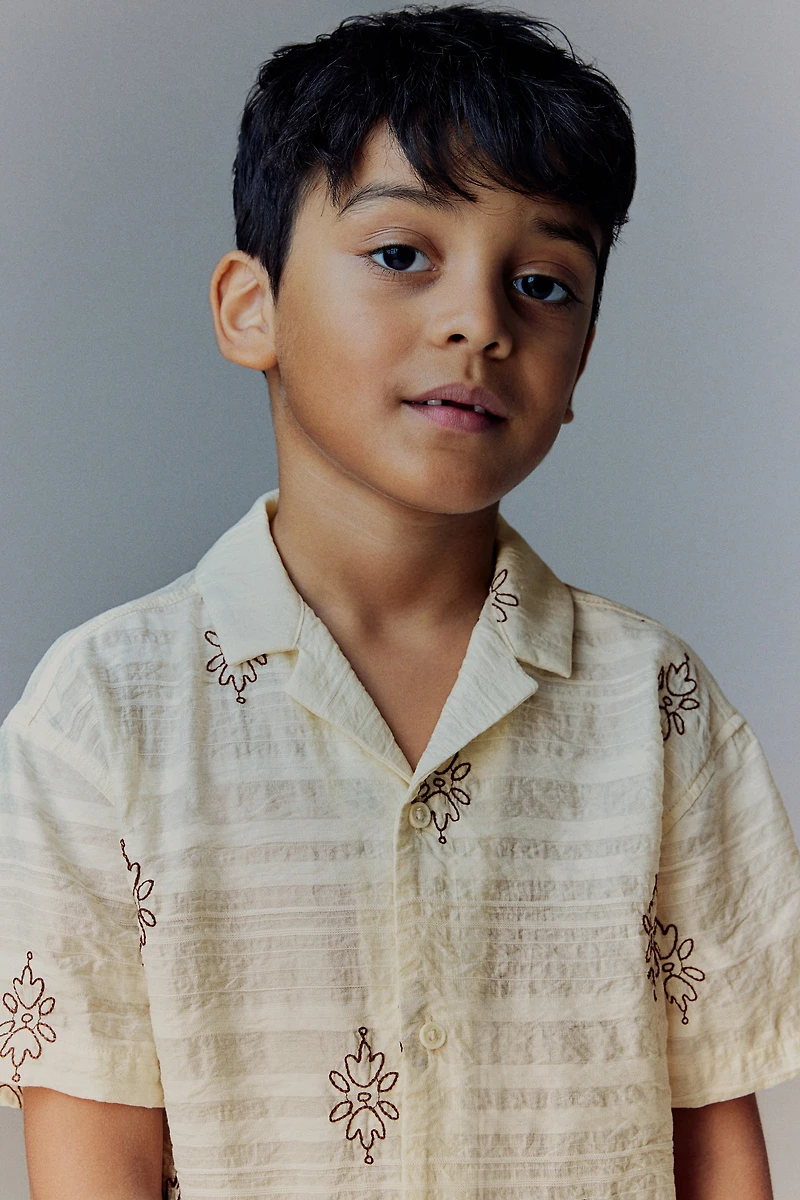 Embroidered Resort Shirt