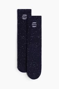 Motif-Detail Socks