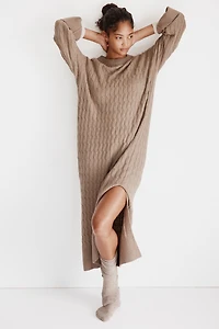 Cable-Knit Maxi Dress