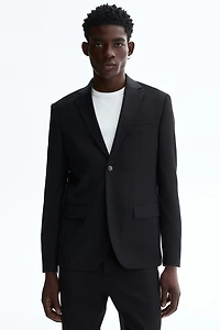 Regular-Fit Single-Breasted Jacket