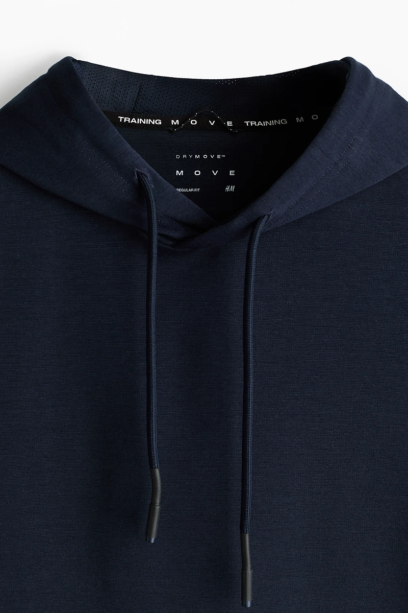 Regular-Fit Sleeveless Sports Hoodie with DryMove™