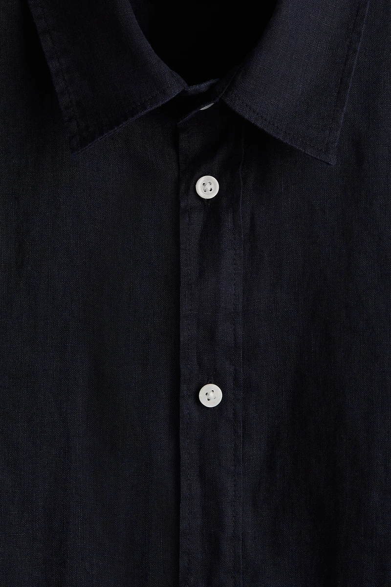 Chemise classique en lin