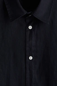 Chemise classique en lin