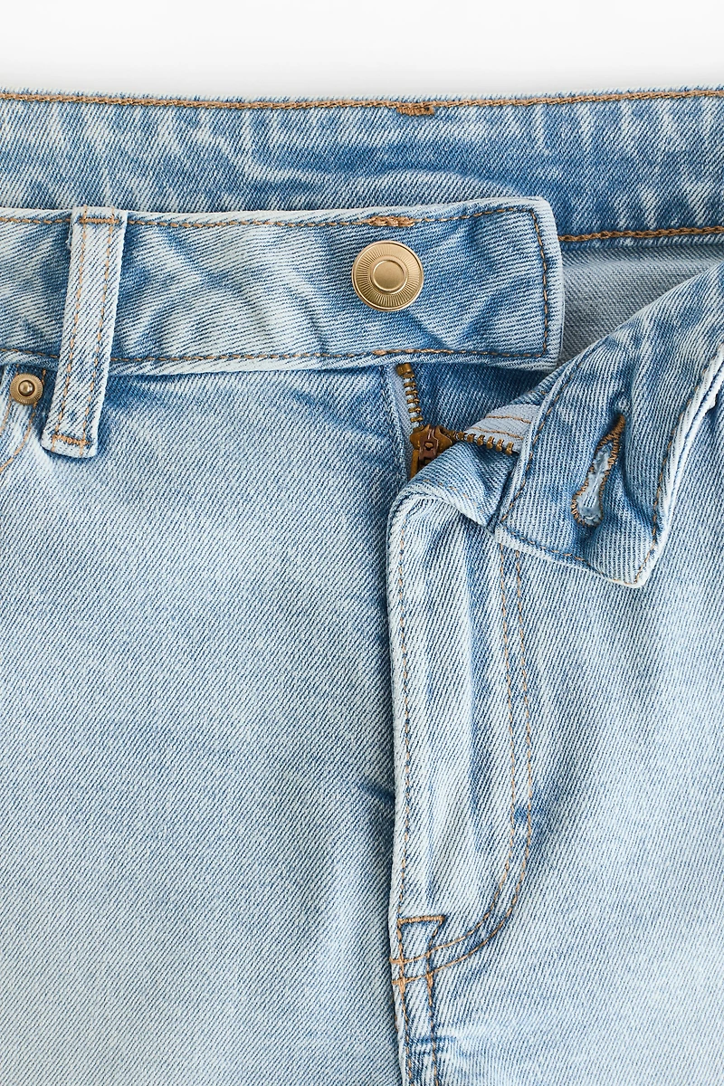 Frayed Denim Shorts