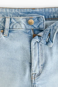 Frayed Denim Shorts
