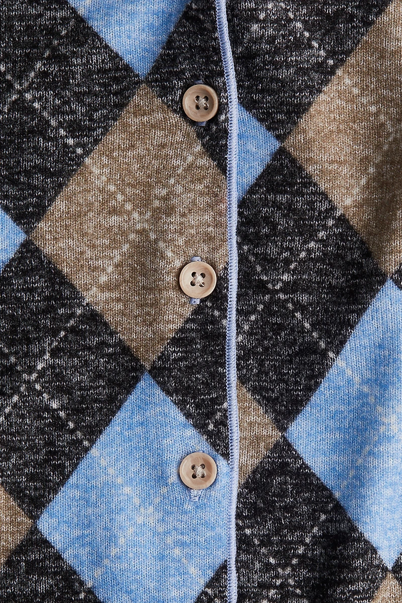 Chandail court en tricot fin