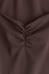 Gathered Sleeveless Top