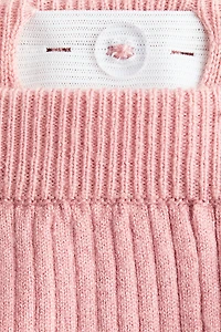 Flared Rib-Knit Pants